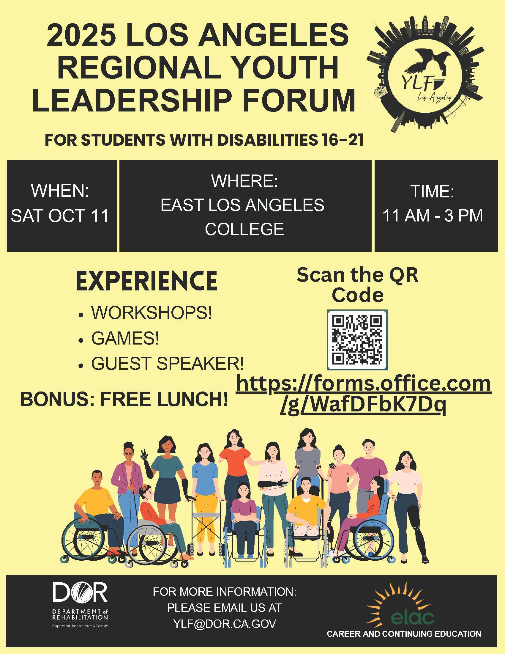 Los Angeles Regional YLF Event 2025 Flyer